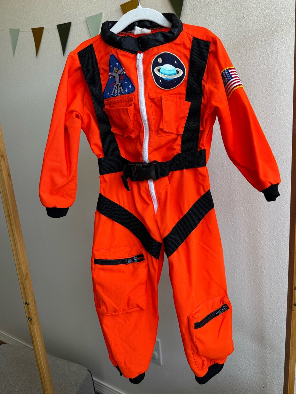 TEETOT & CO. | Kids Orange Space Explorer Jumpsuit